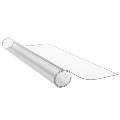 vidaXL átlátszó PVC védőabrosz 80x80 cm 1,6 mm