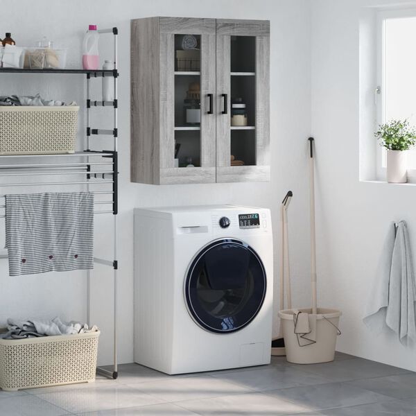 vidaXL sz&uuml;rke sonoma sz&iacute;nű fali szekr&eacute;ny 69,5x34x90 cm