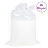 vidaXL babzs&aacute;k t&ouml;ltel&eacute;k EPS 50 L feh&eacute;r 18 kg/m&sup3;