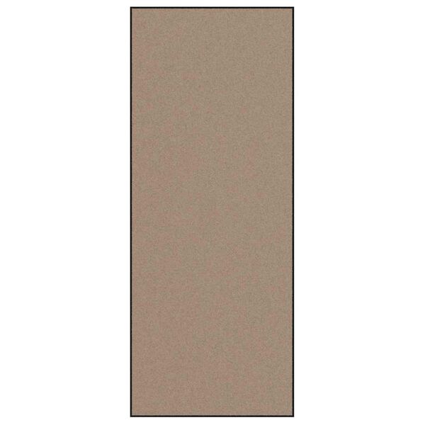 vidaXL Ajt&oacute;szőnyeg Beige &eacute;s fekete 120 x 300 cm Polipropil&eacute;n &eacute;s vinil