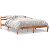 vidaXL viaszbarna t&ouml;m&ouml;r fenyőfa &aacute;gy matrac n&eacute;lk&uuml;l 180 x 200 cm