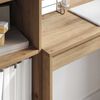 vidaXL Asztal fiókkal 2 pcs Artisan tölgy