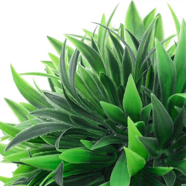 vidaXL 2 db zöld mesterséges boxwood gömbök LED fényekkel 20 cm