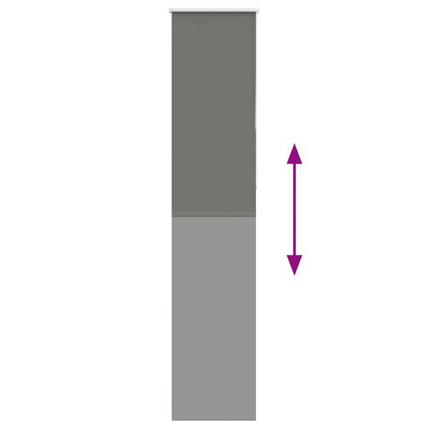 vidaXL redőny Blackout 55x230 cm sz&ouml;vetsz&eacute;less&eacute;g 50,7 cm poli&eacute;szter