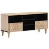 vidaXL t&ouml;m&ouml;r mang&oacute;fa TV-szekr&eacute;ny 100 x 33 x 46 cm