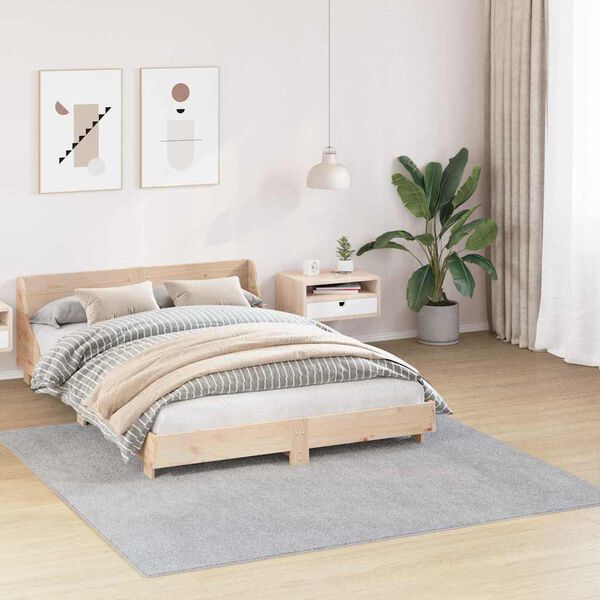 vidaXL Cs&uacute;sz&aacute;sg&aacute;tl&oacute; Shaggy Szőnyeg Sz&uuml;rke 200 x 200 cm PP