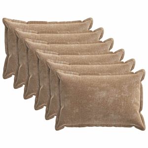 vidaXL P&aacute;rna huzat 6 pcs HOUTEN Barna 50 x 70 cm Chenille Sz&ouml;vet