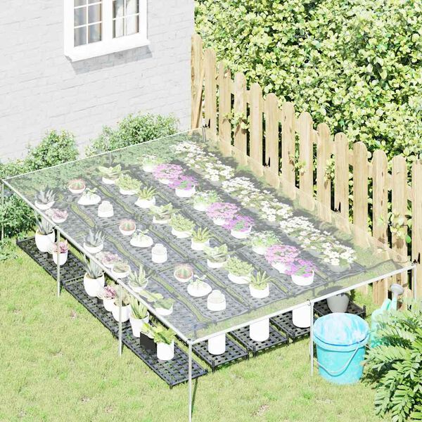 vidaXL átlátszó ponyva lyukasztóval 2x3 m PVC