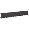 vidaXL Fűszeg&eacute;lyez&eacute;s 10 db 102 x 15 x 4 cm Ac&eacute;l Fekete