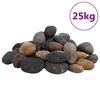 vidaXL vegyes sz&iacute;nű csiszolt kavics 5-8 cm 25 kg