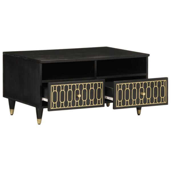 vidaXL tömör mangófa dohányzóasztal 80 x 54 x 40 cm