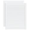 vidaXL 2 db feh&eacute;r t&ouml;m&ouml;r fenyőfa lamell&aacute;s szekr&eacute;nyajt&oacute; 61,5 x 49,4 cm