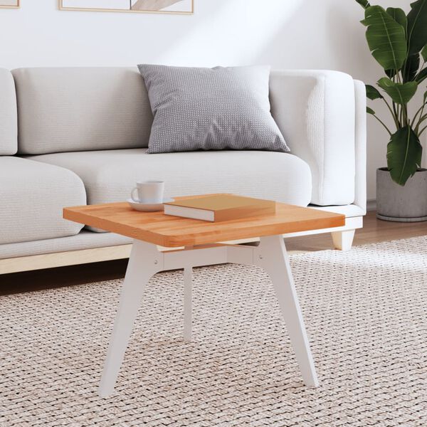 vidaXL t&ouml;m&ouml;r b&uuml;kkfa n&eacute;gyzet alak&uacute; asztallap 50 x 50 x 2,5 cm