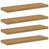 vidaXL Falpolc Falra szerelhető 4 db Barna 90 x 23,5 x 3,8 cm