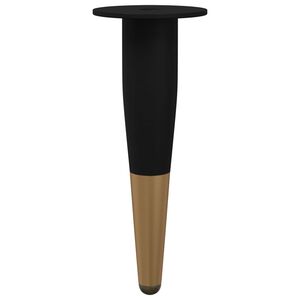 vidaXL B&uacute;tor l&aacute;bak 2 pcs Fekete &eacute;s Arany &Oslash; 40 x 98 mm Vas