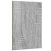 vidaXL Dekor Panelek 12 db Sz&uuml;rke Sonoma 15 x 21 x 0,27 cm Szerelt Fa