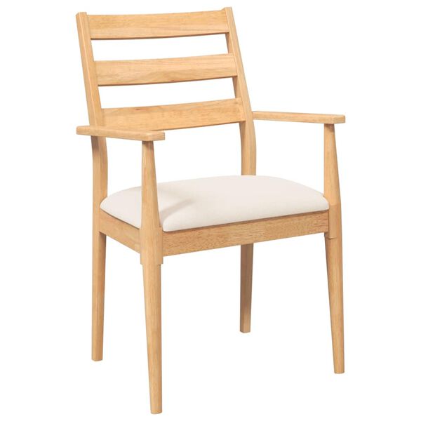 vidaXL 2 db t&ouml;m&ouml;rfa gumib&oacute;l k&eacute;sz&uuml;lt &eacute;tkezősz&eacute;kek p&aacute;rn&aacute;kkal