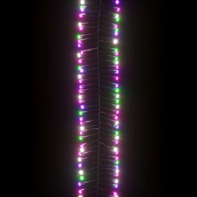 vidaXL színes pasztell fényű fürtös PVC LED-szalag 2000 LED-del 17 m