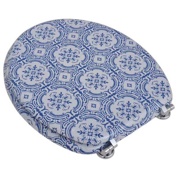 vidaXL 2 db porcel&aacute;n mint&aacute;j&uacute; MDF WC &uuml;lőke