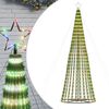 vidaXL sz&iacute;nes LED kar&aacute;csonyfa 688 LED 300 cm