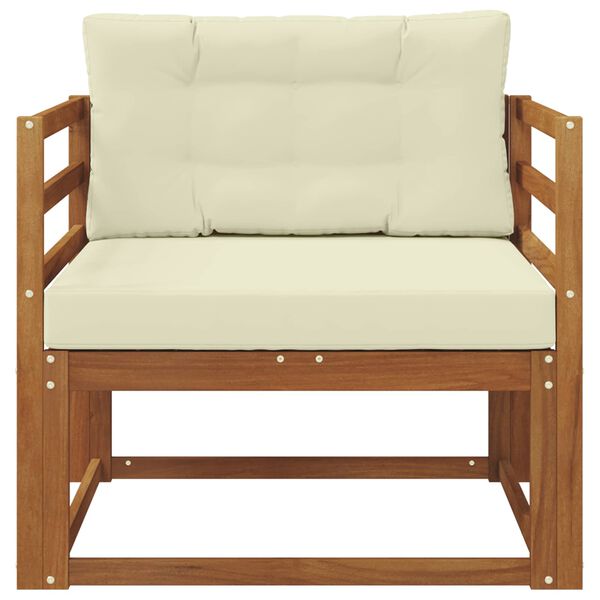 vidaXL K&uuml;lt&eacute;ri k&ouml;z&eacute;pső kanap&eacute; T&ouml;m&ouml;r Ak&aacute;cfa Term&eacute;szetes