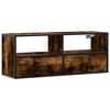 vidaXL f&uuml;st&ouml;s t&ouml;lgy sz&iacute;nű szerelt fa &eacute;s f&eacute;m TV-szekr&eacute;ny 100x31x39,5 cm