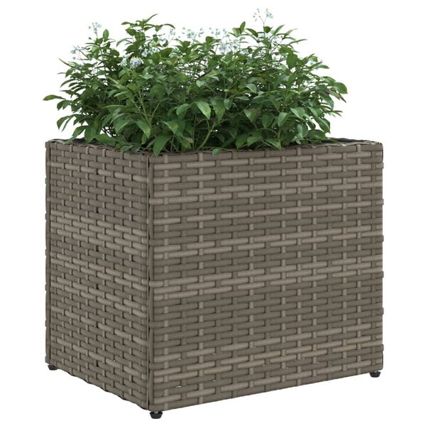 vidaXL sz&uuml;rke polyrattan kerti &uuml;ltetől&aacute;da 36x30x32 cm
