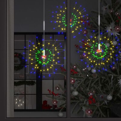 vidaXL kültéri karácsonyi többszínű tűzijátéklámpa 140 LED-del 20 cm