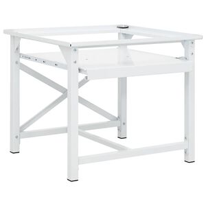 vidaXL feh&eacute;r mos&oacute;g&eacute;ptart&oacute; &aacute;llv&aacute;ny kih&uacute;zhat&oacute; polccal