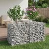 vidaXL Gabion emelt &aacute;gy Ez&uuml;st 100 x 50 x 60 cm Horganyzott ac&eacute;l
