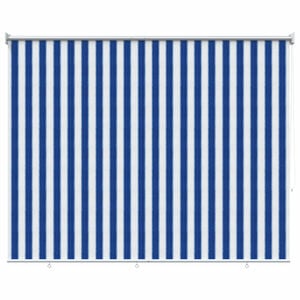 vidaXL K&uuml;lt&eacute;ri Rol&oacute; 90% UV Blokkol&aacute;s K&eacute;k &eacute;s Feh&eacute;r Cs&iacute;kos 200 x 140 cm