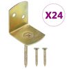 vidaXL 24 db L alak&uacute; horganyzott f&eacute;m ker&iacute;t&eacute;spaneltart&oacute;