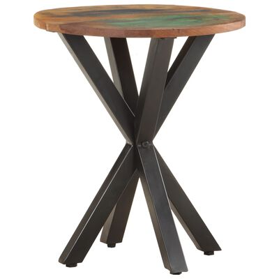 vidaXL tömör újrahasznosított fa kisasztal 48 x 48 x 56 cm
