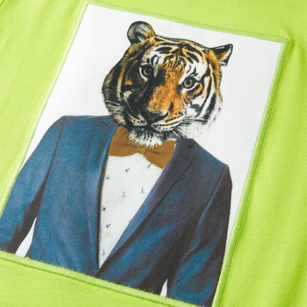 Lime színű rövid ujjú gyerekpóló 92