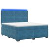 vidaXL Boxspring &aacute;gy matraccal fejt&aacute;ml&aacute;val K&eacute;k 140 x 190 cm B&aacute;rsony