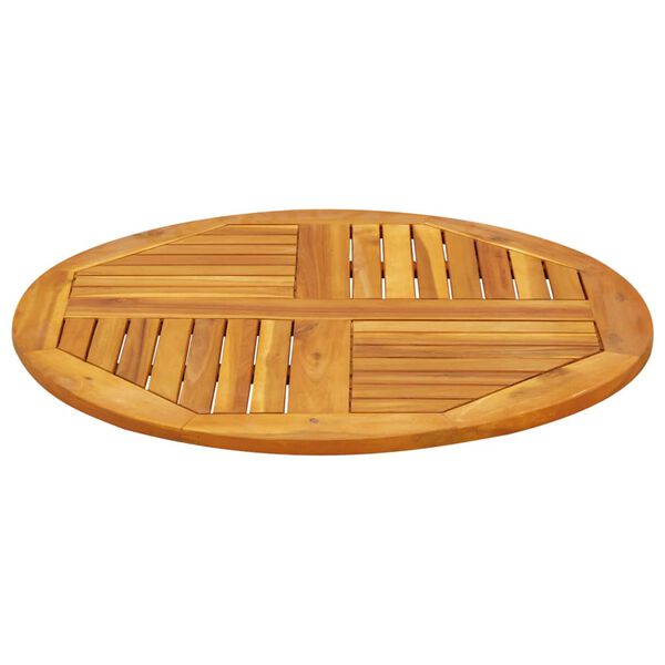 vidaXL tömör akácfa kerek asztallap Ø80 x 2,2 cm