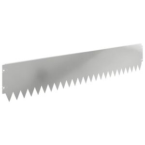 vidaXL Fűszeg&eacute;lyez&eacute;s 20 pcs 103 x 20 cm Ac&eacute;l Ez&uuml;st