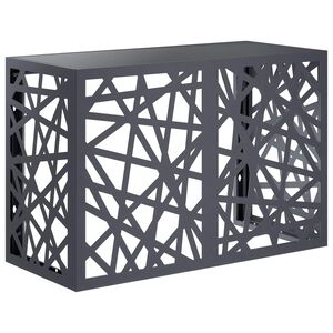 vidaXL L&eacute;gkondicion&aacute;l&oacute; Takar&oacute; Antracitsz&uuml;rke 90 x 40 x 60 cm Ac&eacute;l