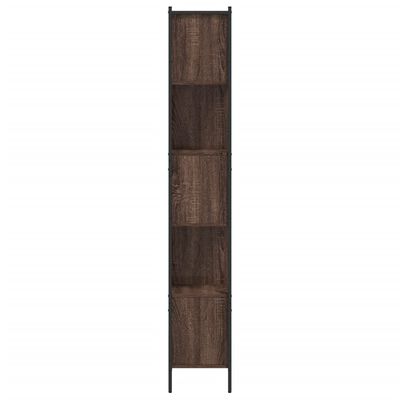 vidaXL barna tölgy színű szerelt fa könyvszekrény 102x28x172 cm