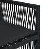 vidaXL 9 r&eacute;szes fekete polyrattan kerti &eacute;tkezőgarnit&uacute;ra p&aacute;rn&aacute;kkal