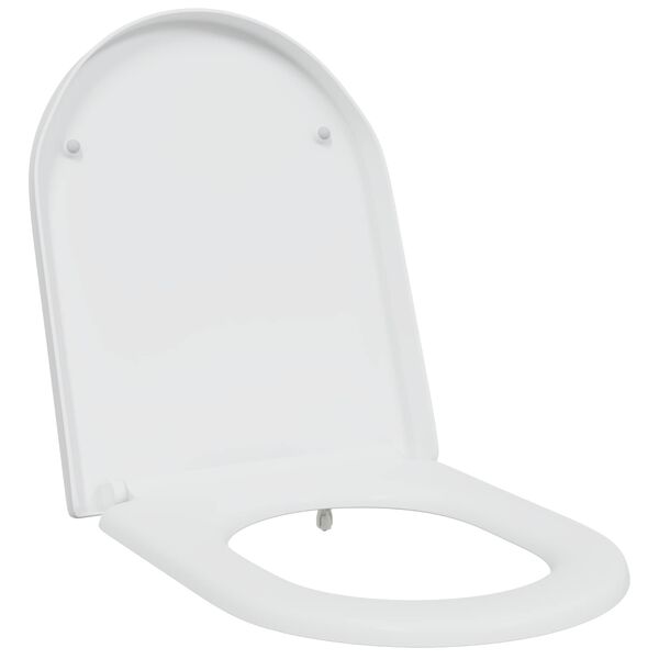 vidaXL WC &uuml;lőke Feh&eacute;r 49 x 36 x 4 cm Duroplast