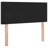 vidaXL T&aacute;rol&oacute;s &Aacute;gy matracmal fejt&aacute;ml&aacute;val Fekete 120 x 190 cm B&aacute;rsony
