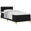 vidaXL Boxrug&oacute;s &aacute;gy p&aacute;rn&aacute;val fejt&aacute;ml&aacute;val Fekete 90 x 200 cm sz&ouml;vet