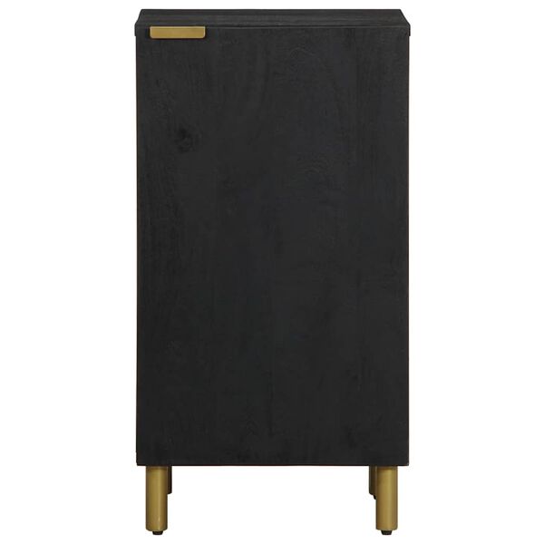 vidaXL fekete szerelt fa t&aacute;lal&oacute;szekr&eacute;ny 40 x 33 x 75 cm