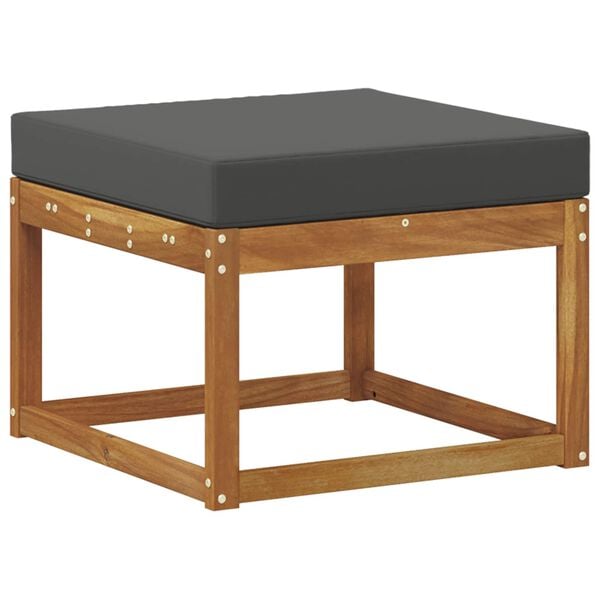 vidaXL K&uuml;lt&eacute;ri kanap&eacute; szett p&aacute;rn&aacute;val 9 pcs Term&eacute;szetes &eacute;s antracit