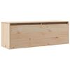 vidaXL t&ouml;m&ouml;r fenyőfa faliszekr&eacute;ny 100 x 30 x 35 cm