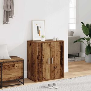 vidaXL antik fa sz&iacute;nű szerelt fa cipősszekr&eacute;ny 60 x 35 x 70 cm