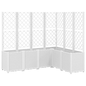 vidaXL feh&eacute;r polipropil&eacute;n r&aacute;csos kerti &uuml;ltetől&aacute;da 160 x 120 x 140 cm
