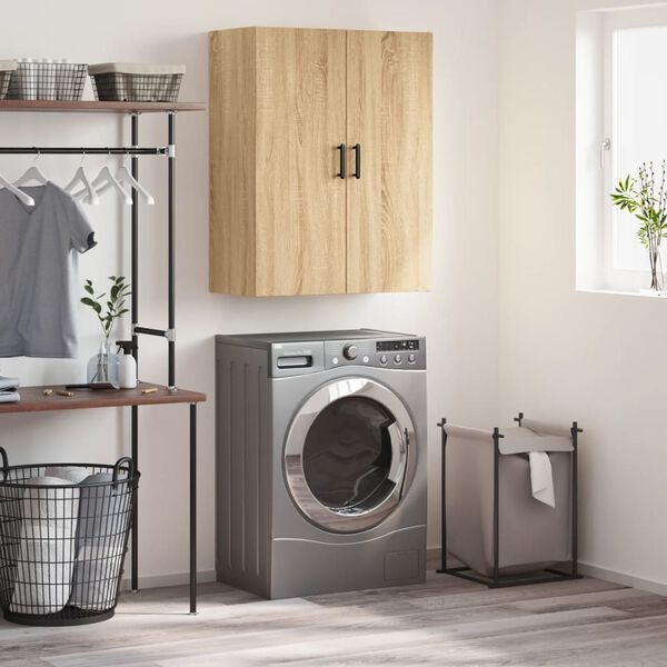 vidaXL sonoma sz&iacute;nű fali szekr&eacute;ny 69,5x34x90 cm