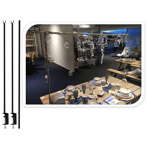 ProGarden f&eacute;m asztali d&iacute;szr&uacute;d asztalbilinccsel